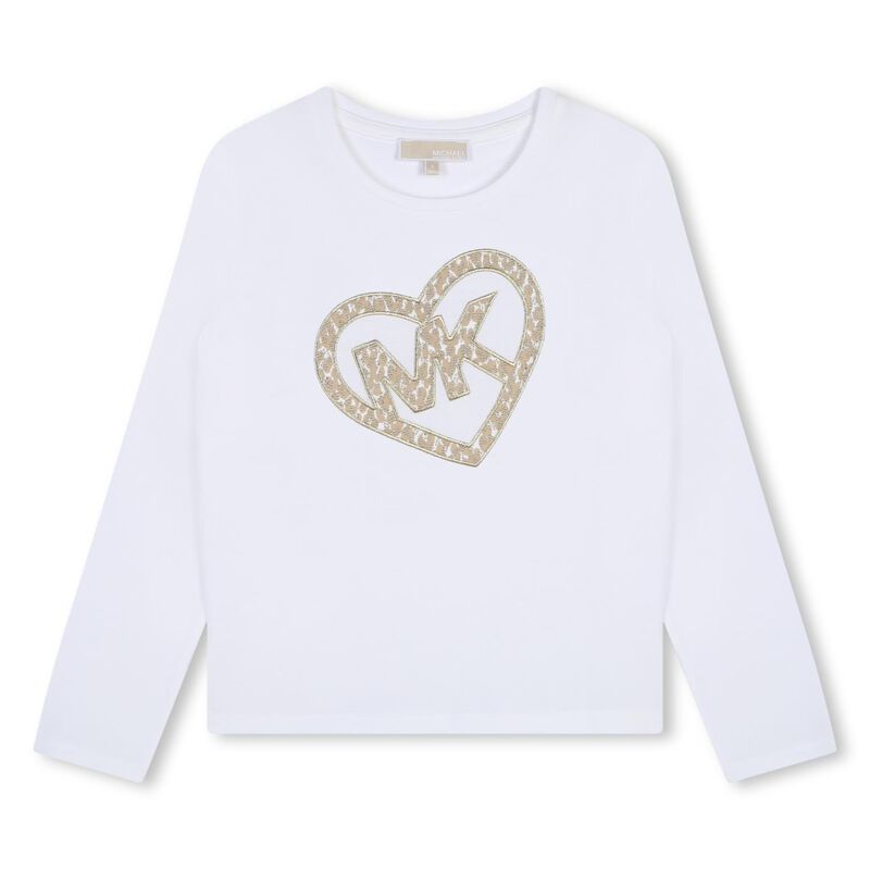 Michael Kors Mk Heart Logo T-Shirt 10Y - 14Y image number 0